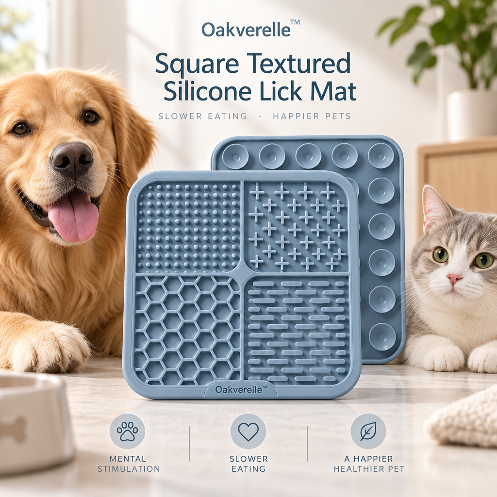 CalmGrid™ Textured Silicone Lick Mat lifestyle image