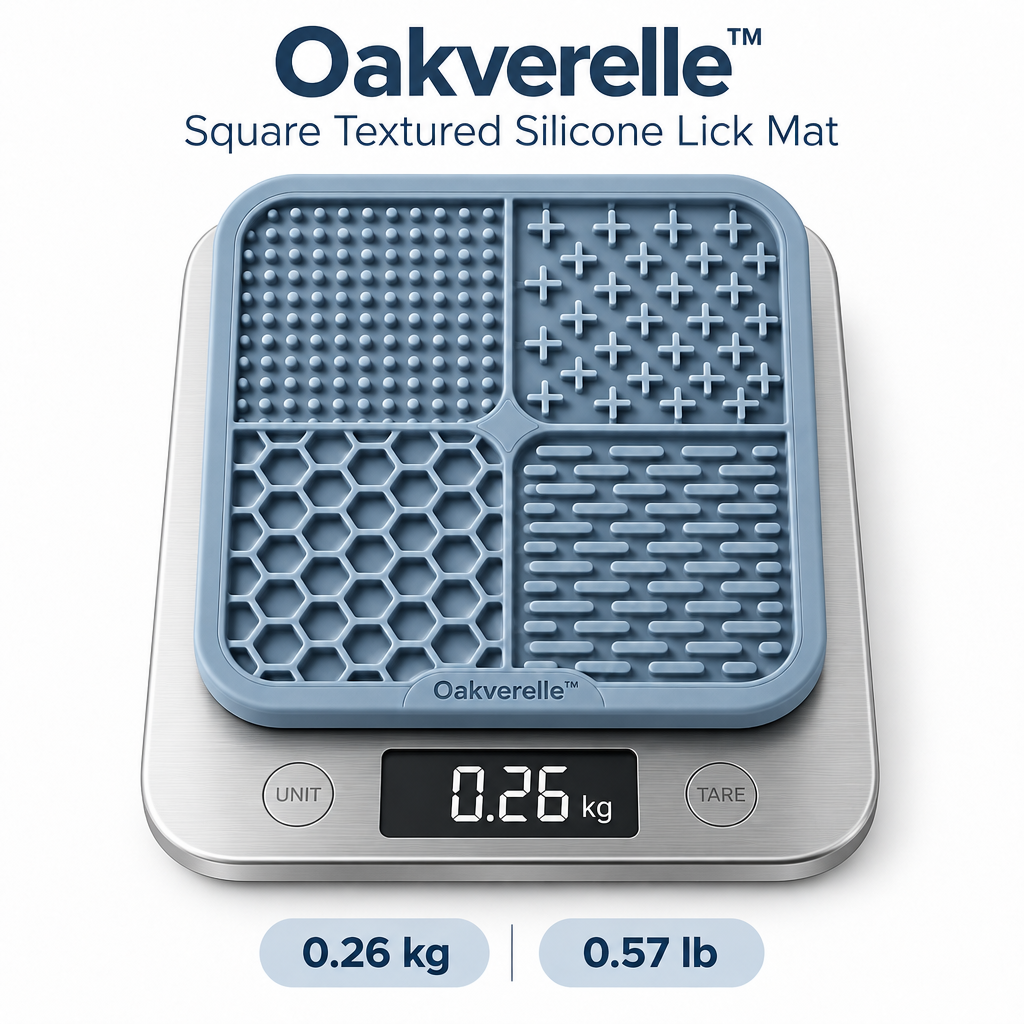 CalmGrid™ Textured Silicone Lick Mat weight image