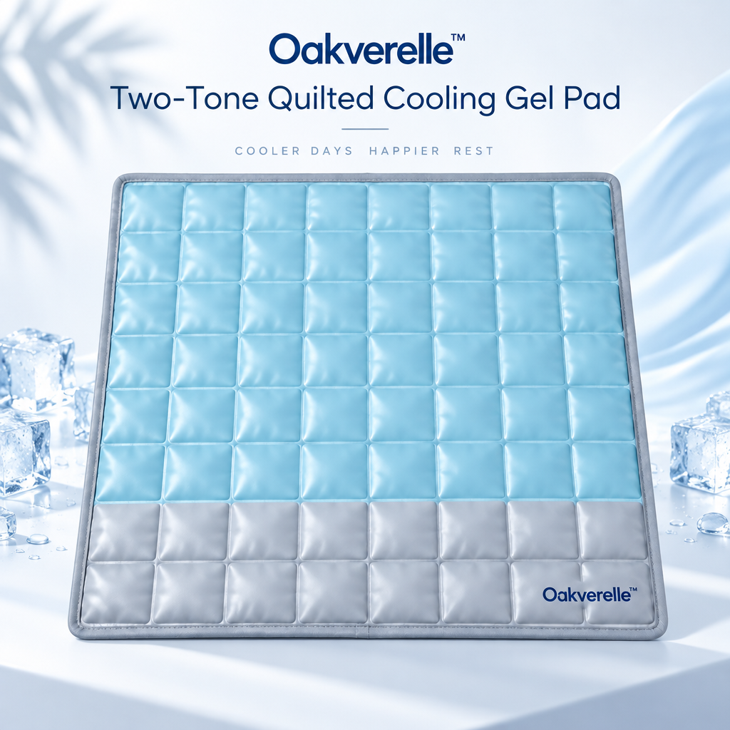 CoolHaven™ Two-Tone Quilted Cooling Pad hero image