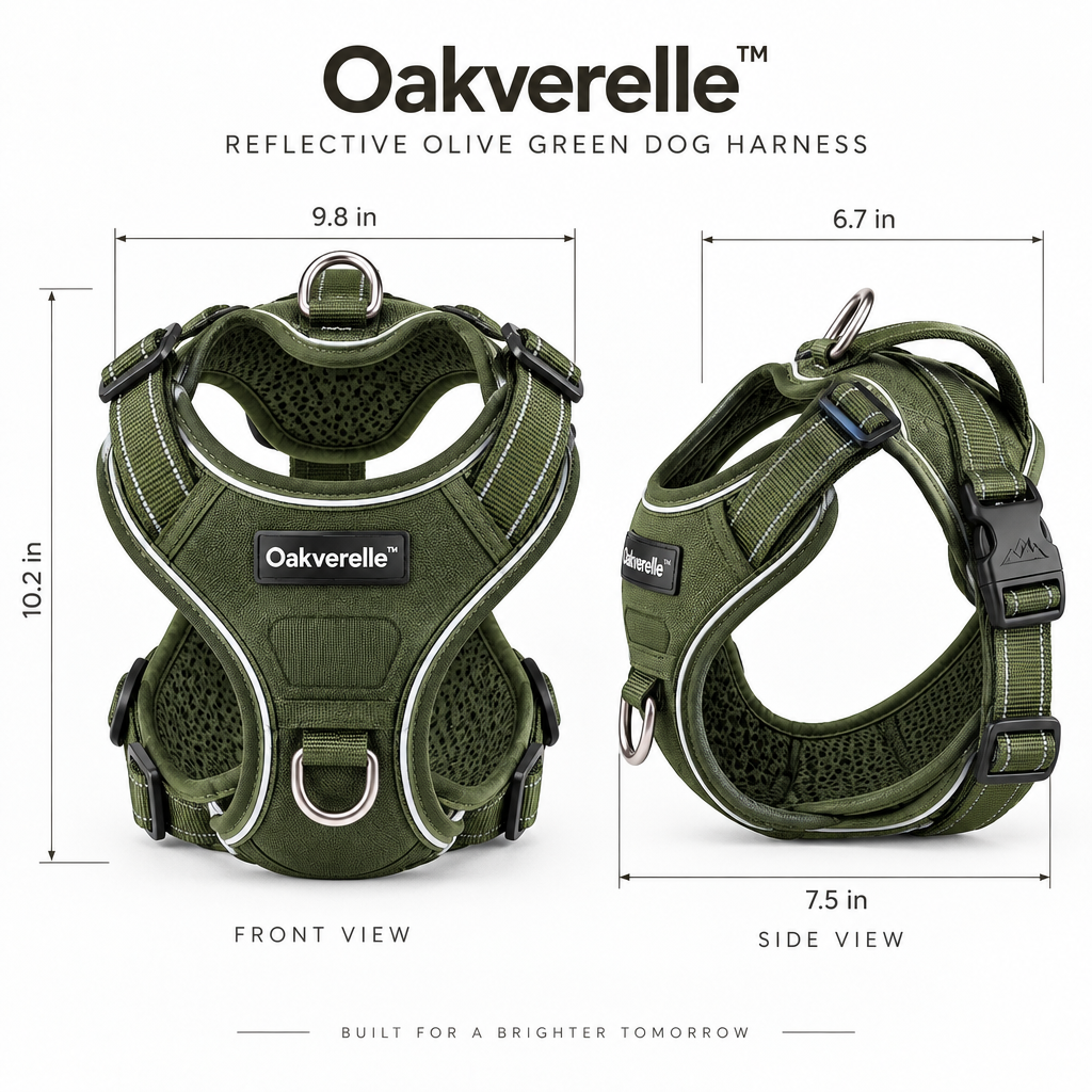 EverTrail™ Reflective Comfort Harness dimensions image