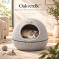 QuietCove™ Felt Zippered Cat Cave lifestyle image