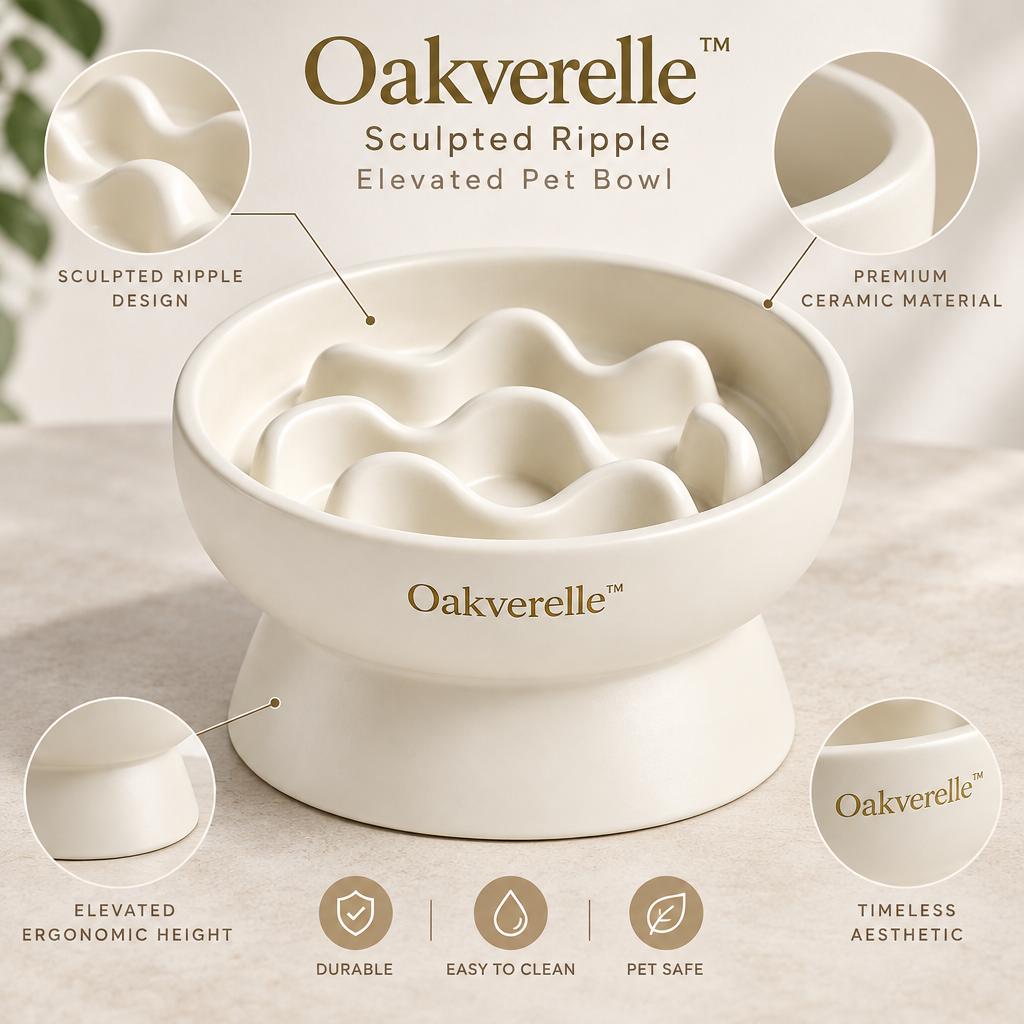 RippleRise™ Elevated Slow-Feed Bowl materials image