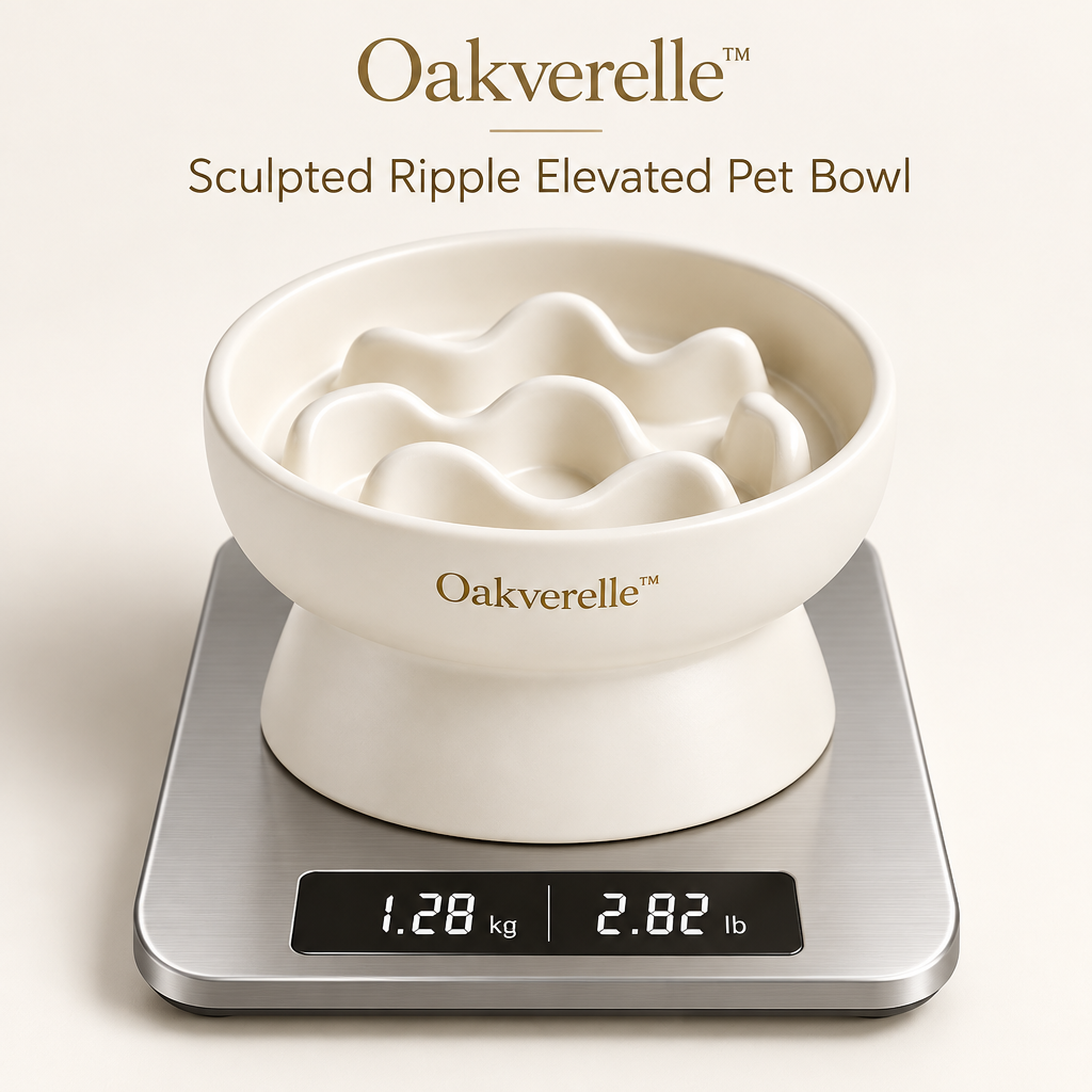 RippleRise™ Elevated Slow-Feed Bowl weight image