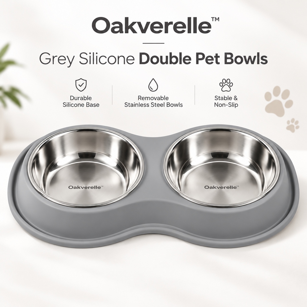 StoneServe™ Silicone Double Pet Bowls hero image